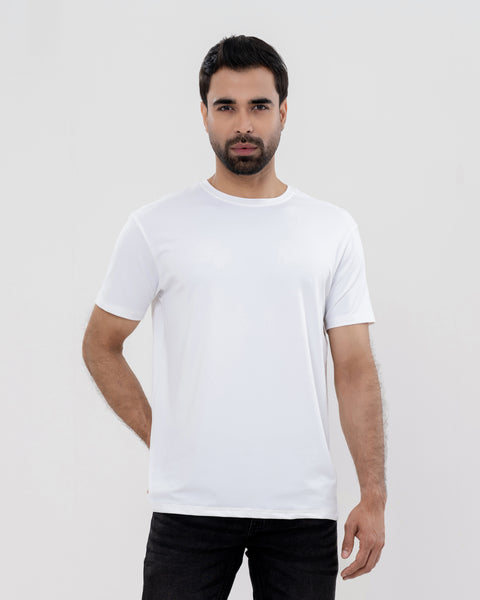 White Comfort Tee
